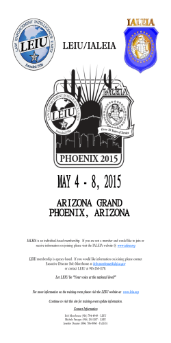 2015 Phoenix, AZ Registration Flyer.pub