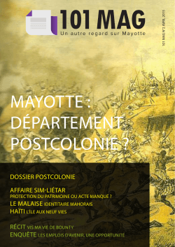 101 MAG - Le Journal De Mayotte