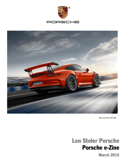 March 2015 - Len Stoler Porsche