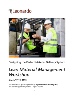 Lean Material Management Workshop