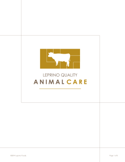 Leprino Quality Animal Care (LQAC)