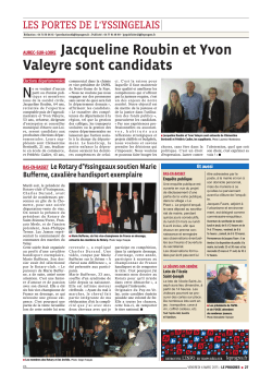 Voir l`article du journal Le ProgrÃ©s - Handisport Le Puy-en