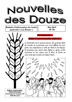 mois de mai - UnitÃ© pastorale des douze