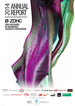 ZDHC 2014 annual report