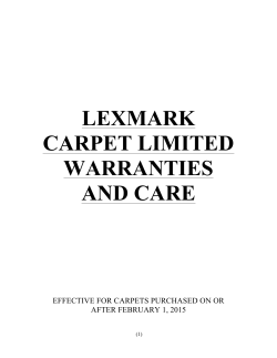 Warranty - Lexmark Living