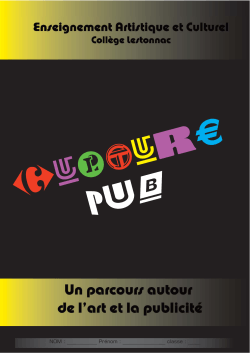Culture Pub - Art et publicitÃ© - SITE