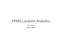 KPMG Location Analytics