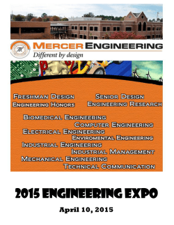 2015 Engineering Expo Program