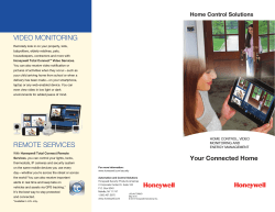 Connected Home Tri-fold Brochure Revisions