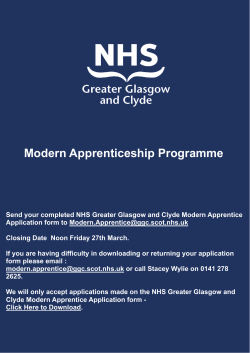 Modern Apprenticeship Programme