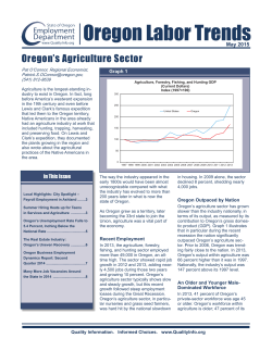Oregon Labor Trends
