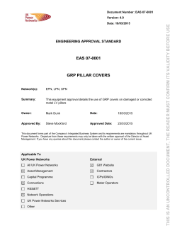 EAS 07-0001 GRP Pillar Covers - Document Library