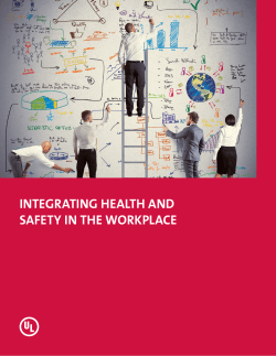 INTEGRATING HEALTH AND SAFETY IN THE