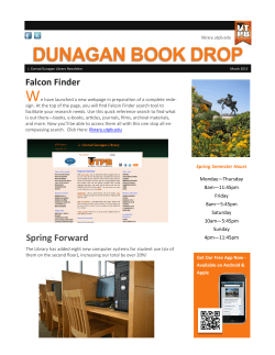 DUNAGAN BOOK DROP - J. Conrad Dunagan Library