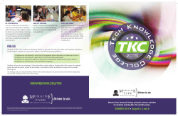 TKC Brochure - Moraine Park Technical College