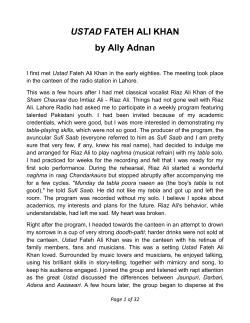 USTAD FATEH ALI KHAN by Ally Adnan