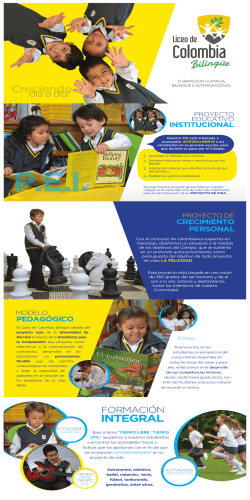 Brochure - Liceo de Colombia