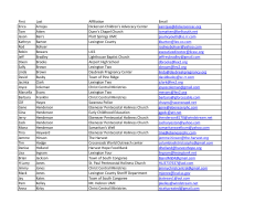 The Lazarus Project Contacts Updated