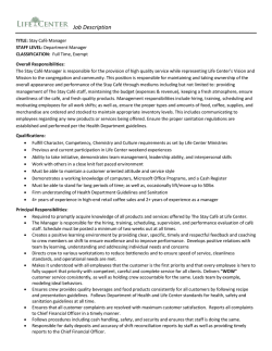 Job Description