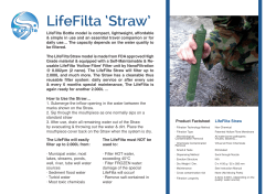 LifeFilta `Straw`