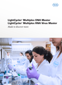 LightCyclerÂ® Multiplex DNA Master