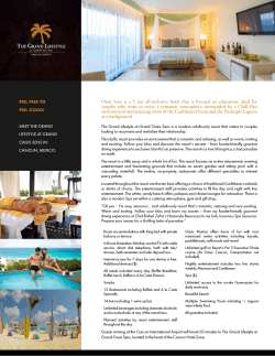 Oasis Sens is a 5 star all-inclusive hotel that is focused on relaxation