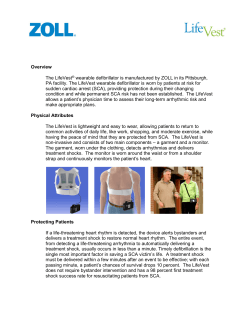 Backgrounder - LifeVest Wearable Defibrillator