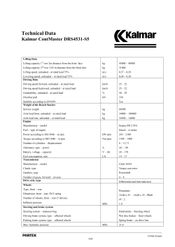 Technical Data - LiftFinder.com