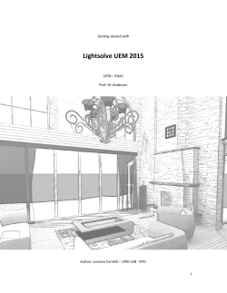 Lightsolve UEM 2015 User Manual