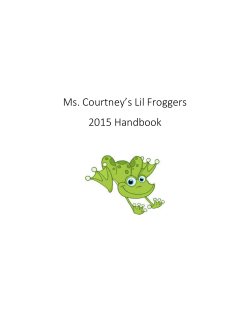 File - Ms. Courtney`s Lil Froggers