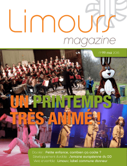 TÃ©lÃ©chargez le Limours Magazine Mai 2015 en format pdf