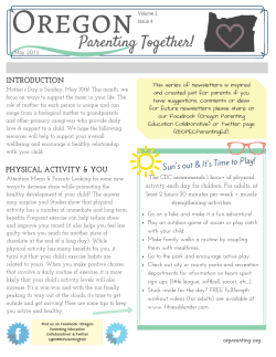 Oregon Parenting Together May 2015 Issue