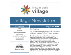 May/June 2015 - Lincoln Park Village