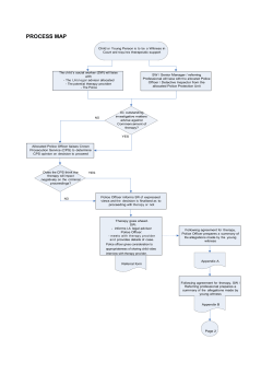 PROCESS MAP - Lincolnshire SCB Policy and Procedures Manual