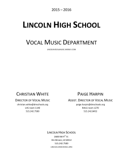File - Lincoln High School Vocal Music - Home