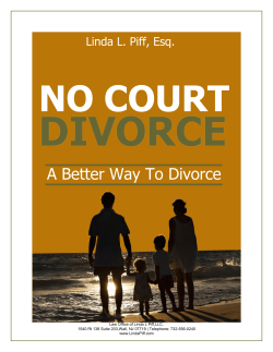 CHAPTER 1 - Divorce Attorney Monmouth County NJ