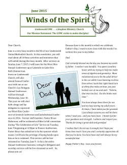Winds of the Spirit - Lindenwald United Methodist Church