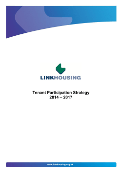 Tenant Participation Strategy 2014 - 2017 (855KB, pdf)