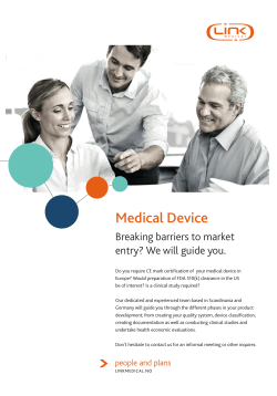 our brochure Medical Device