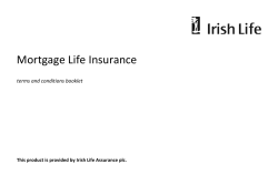 Irish Life â Mortgage Protection T&Cs