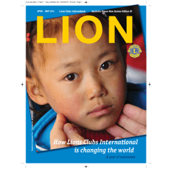 How Lions Clubs International is changing the world
