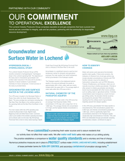Groundwater and Surface Water in Lochend - lipg