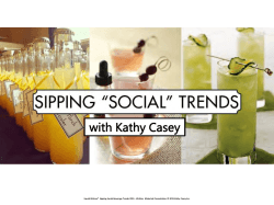 Sipping Social Trends