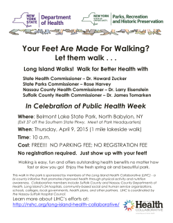 April 9th Walking Event Flyer