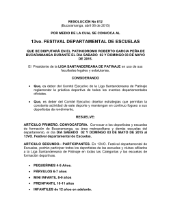 RESOLUCIÃN No. 012 - Liga Santandereana de Patinaje