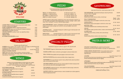 2015 menu v2 - Litchfield Pizza