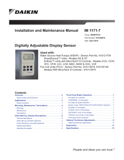 IM 1171-7 Digitally Adjustable Display Sensor