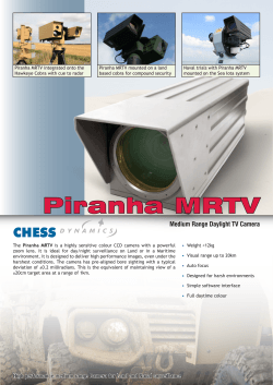 Piranha MRTV 2013 - Liteye Systems Inc
