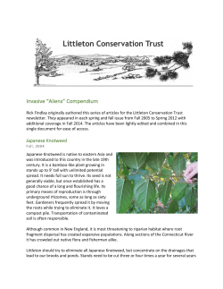 available here - Littleton Conservation Trust