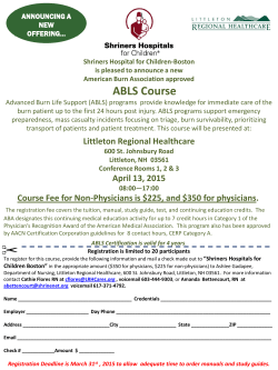 ABLS Course - Littleton Regional Healthcare